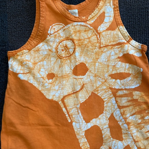 VNTG Batik Giraffe Toddler One Piece Jogger Jumpsuit Tie Dye Hand Made 24 month - Picture 3 of 16